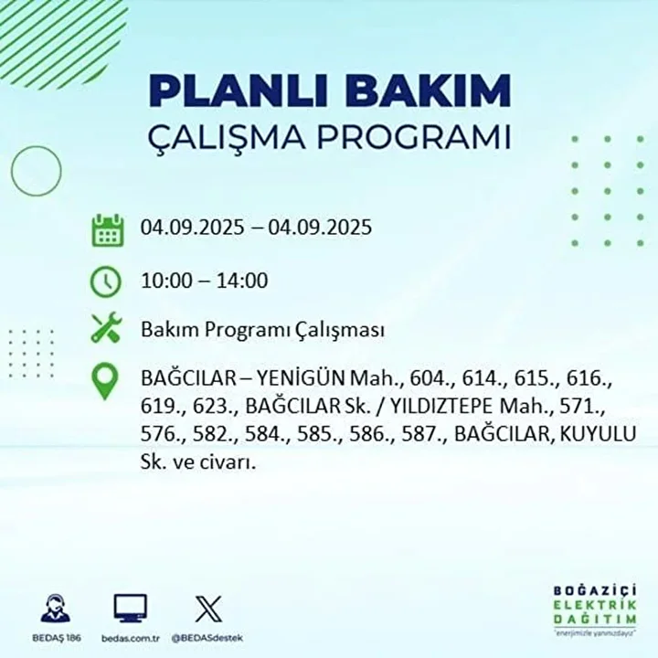istanbulun 22 ilcesinde elektrik kesintisi 9 saat surecek 5 4c7Y5iFC