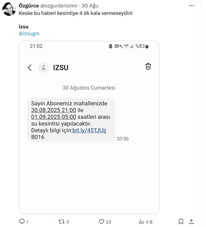 izmirde yuzlerce mahalle 32 saat susuz kaldi vatandas toplumsal medyadan yardim istedi afrikada su dn8uVedI