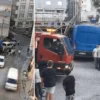 kagithanede soforunun direksiyon hakimiyetini kaybettigi minibus insaat alanina girdi AbbNSfJh.webp