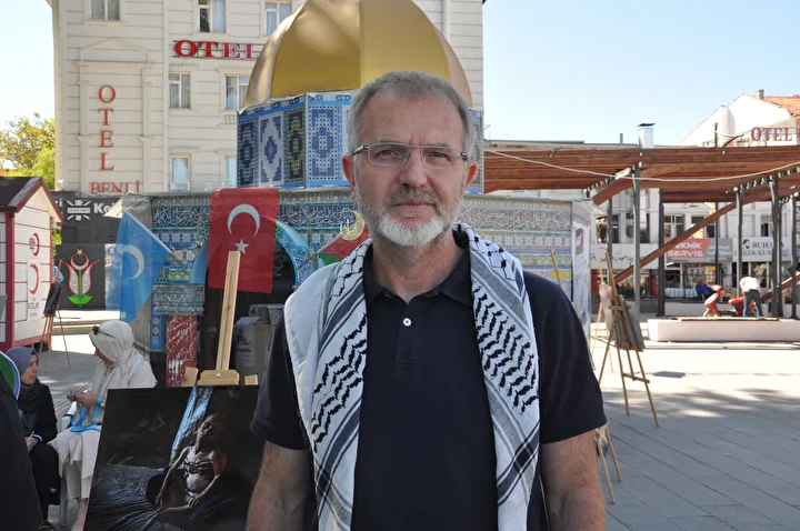 kutahyada global sumud filosuna mavi kurdeleli dayanak aktifligi yapildi 4 MJrOfsmV