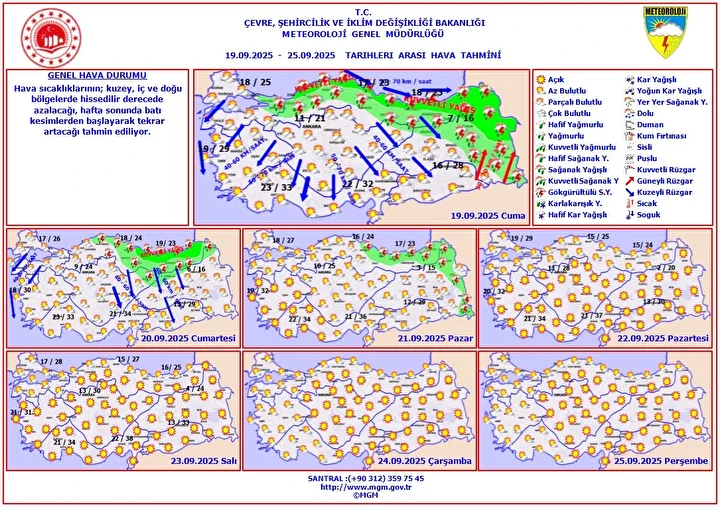 meteorolojiden 13 vilayet icin sari kodlu ihtar yapildi 4 VIenLCwW