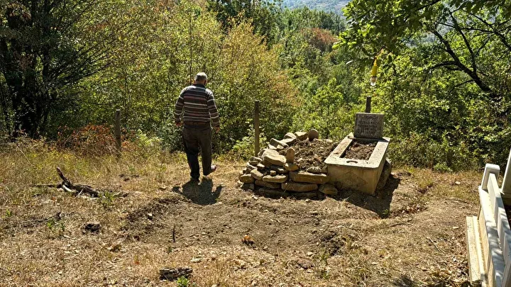 Mezarı kazıp tahtaları kırdı: Ayı cenazeye ulaşamadan kaçtı 4 mezari kazip tahtalari kirdi ayi cenazeye ulasamadan kacti 3