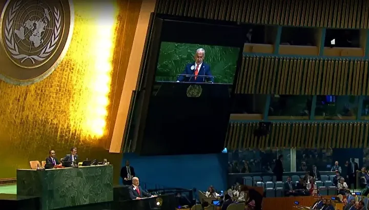 netanyahu bm genel konseyindeki konusmasi sirasinda protesto edildi 2 TEZLkgnf