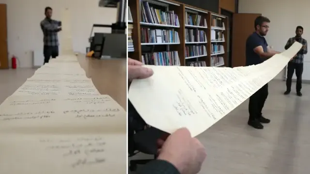 Osmanlı’dan günümüze ulaştı: Ahilik kurallarını anlatıyor! Tam 4,5 metrelik fütüvvetname tarihe ışık tutacak osmanlidan gunumuze ulasti ahilik kurallarini anlatiyor tam 45 metrelik futuvvetname tarihe isik tutacak paCSKlfV.webp