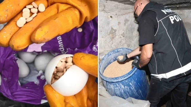 surpriz yumurtalardan bile uyusturucu cikti 3 milyon 542 bin adet hap ele gecirildi CnJmAKau.webp