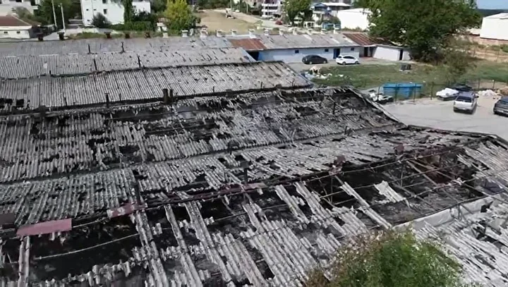 yanan fabrikadan geriye bu imaj kaldi 1