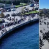 ak parti bayan kollarindan gazze icin sessiz ciglik aktifligi kiyi cizgisi boyunca zincir olusturuldu G1xkC2aU.webp