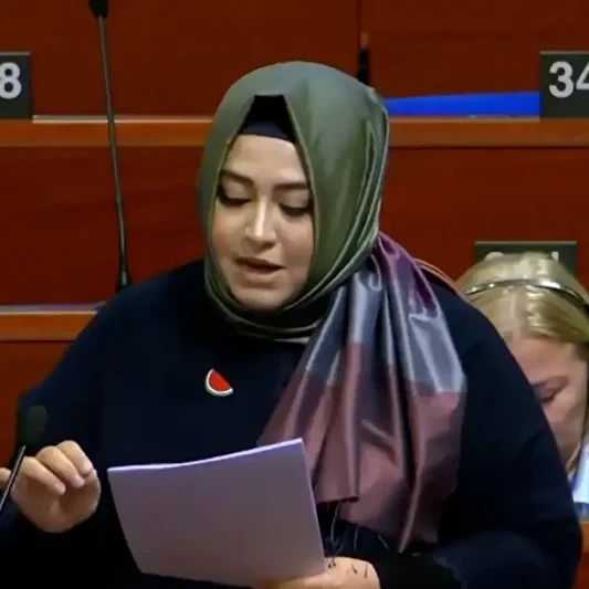 AK Parti İstanbul Milletvekili Sena Işık Çelik Kanat’tan Türk heyetini suçlayan Alman vekile ders niteliğinde kelamlar: Avrupa Kurulu'nda Gazze soykırımını haykırdı 1 ak parti istanbul milletvekili sena isik celik kanattan turk heyetini suclayan alman vekile ders