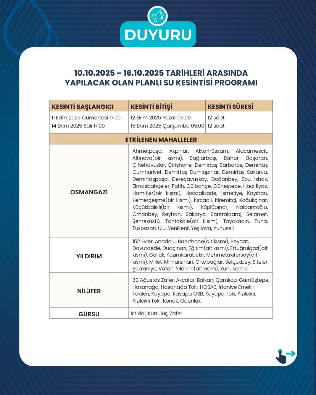 Bursa su krizinin pençesinde! Kesintiler başlıyor... 2 bursa su krizinin pencesinde kesintiler basliyor 1 hQaX1pX7