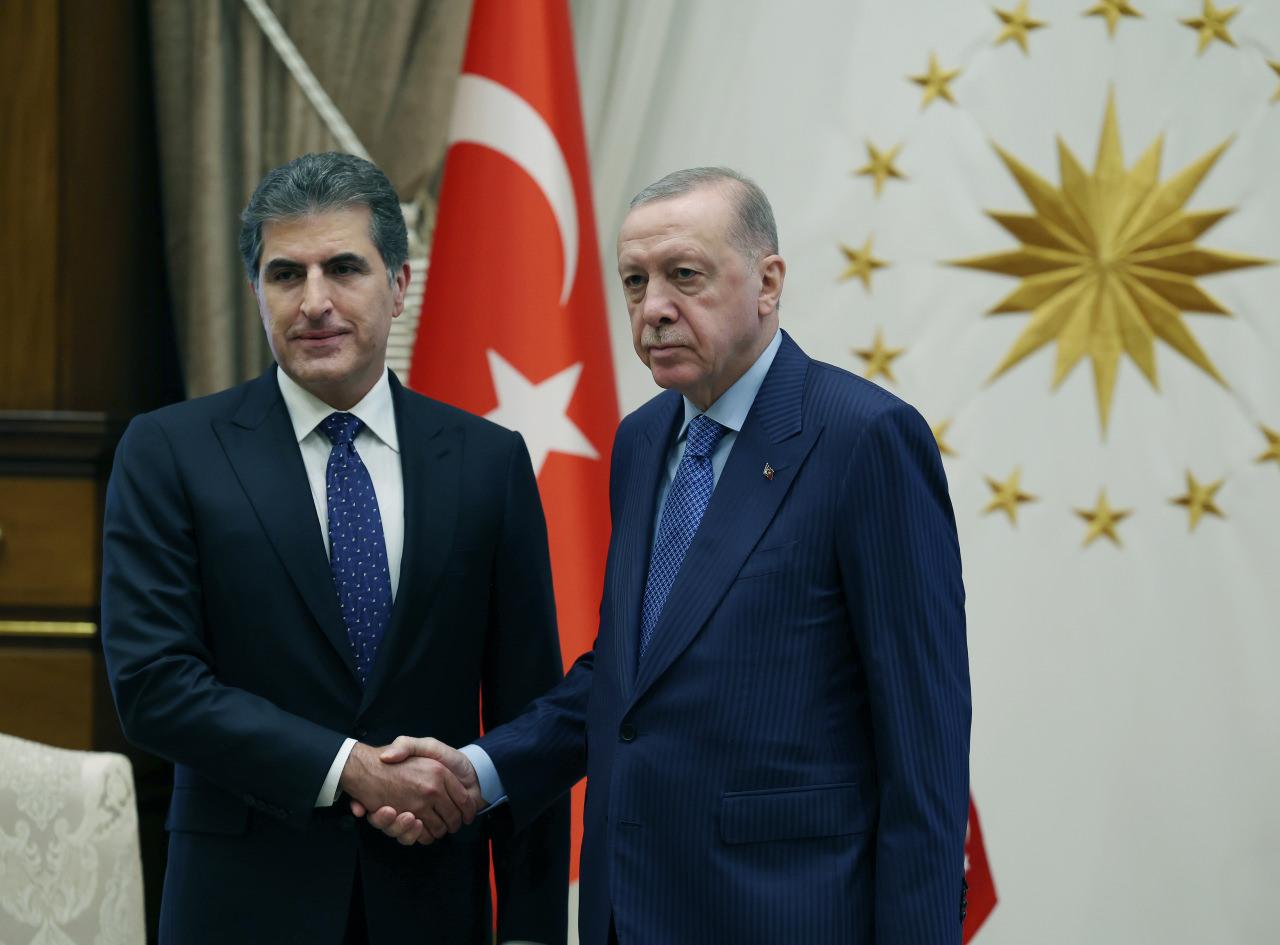 cumhurbaskani erdogan barzani ile gorustu 1 9B6irCya