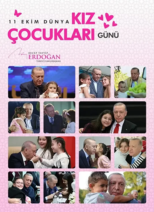 cumhurbaskani erdogan dunya kiz cocuklari gununu nazim hikmetin dizeleriyle kutladi 0