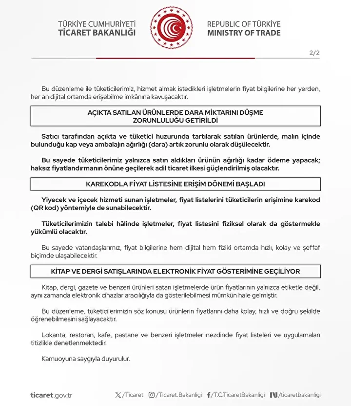 fiyat etiketi yonetmeliginde yeni devir basladi iste yeme icme bolumunu bekleyen 3 buyuk degisiklik 7 EabTkAw4