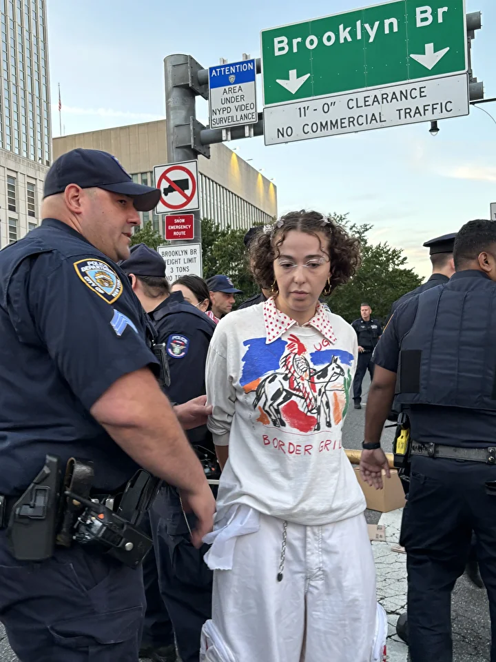Gazze'de ateşkes sağlanması davetiyle New York'ta protesto düzenlendi: 56 kişi gözaltına alındı 19 gazzede ateskes saglanmasi davetiyle new yorkta protesto duzenlendi 56 kisi gozaltina alindi 18 W4RuLOss