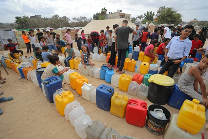 israil ataklari altindaki gazzede su krizi suruyor 4 vzpOS2uG