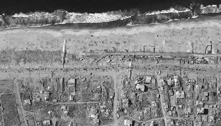 israil gazzeyi enkaza cevirdi kentin son imaji uydu fotograflarina yansidi 1 cswmJFcw