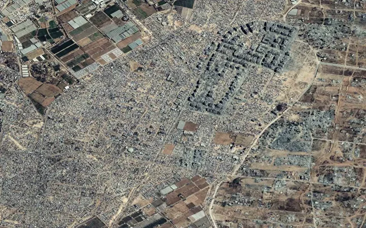 israil gazzeyi enkaza cevirdi kentin son imaji uydu fotograflarina yansidi 2 sP9cvg5R