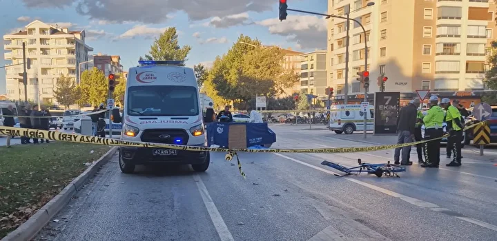 konyada feci kaza su tankerinin carptigi bisikletli imam hayatini kaybetti 0