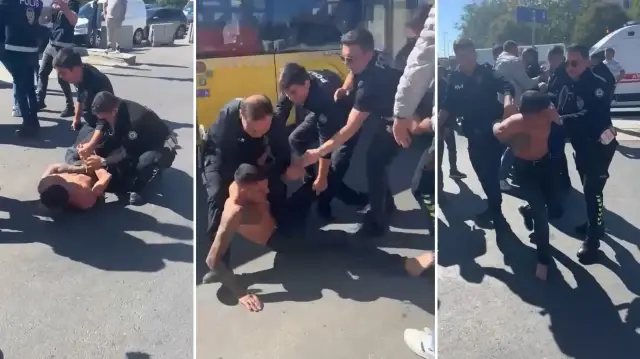 kucukcekmecede kaza yapan alkollu sofor polise direndi NvRXcLil.webp