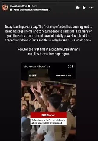 lewis hamiltondan gazze paylasimi filistinliler tekrar umut edebilir 0 cP5WNkAV