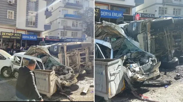 malatyada freni arizalanan kamyon ortaligi savas alanina cevirip 15 araca carpti 5 yarali a89Xf38s.webp