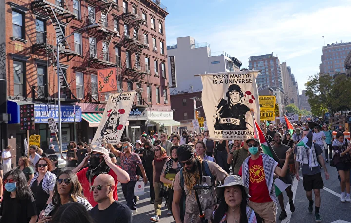 new yorkta filistinle dayanisma gosterisi duzenlendi 27 vhTtYi9y