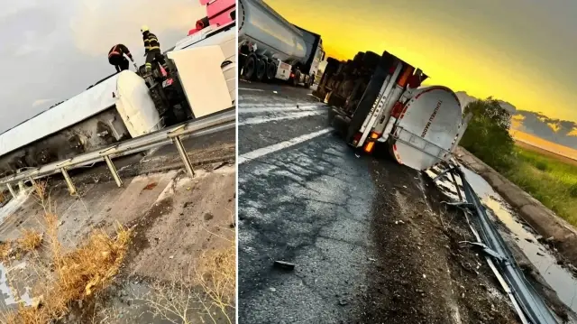 Şanlıurfa’da mazot yüklü tanker arabaya çarptı: Yaralılar var sanliurfada mazot yuklu tanker arabaya carpti yaralilar var 4SW4lRte.webp