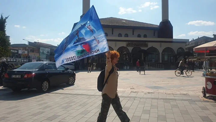 yunus yuruyusu gazzeye takviye icin istanbuldan kuduse baslattigi yuruyuste duzceye ulasti 0 6Zhp9uJK