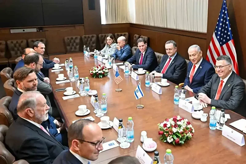 ABD Lider Yardımcısı Vance İsrail'de 2 abd lider yardimcisi vance israilde 1