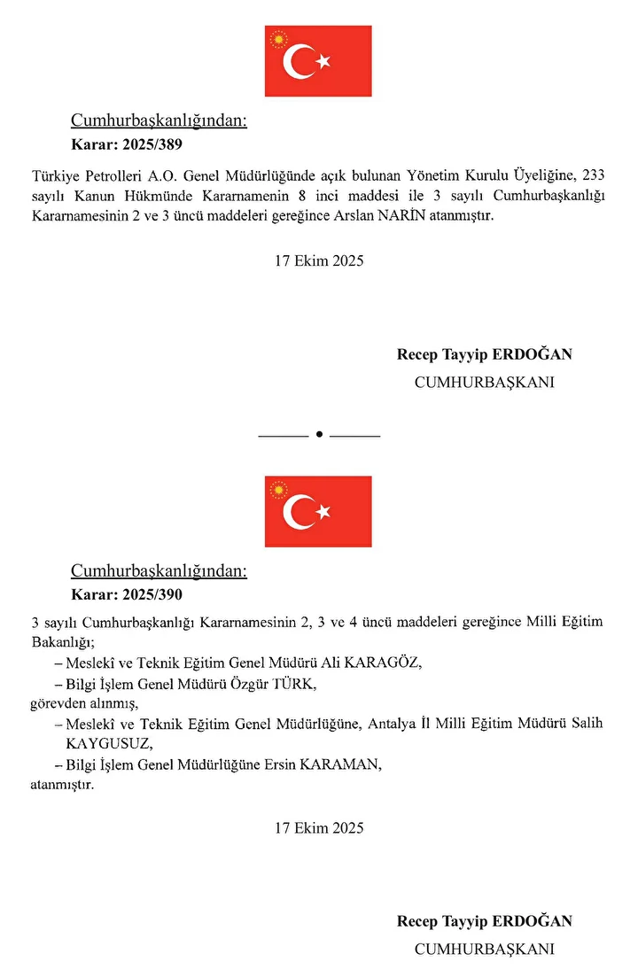 atama kararlari resmi gazetede yayimlandi basin ilan kurumu genel mudurlugunde bayrak degisimi 2 LmZ5s7R7
