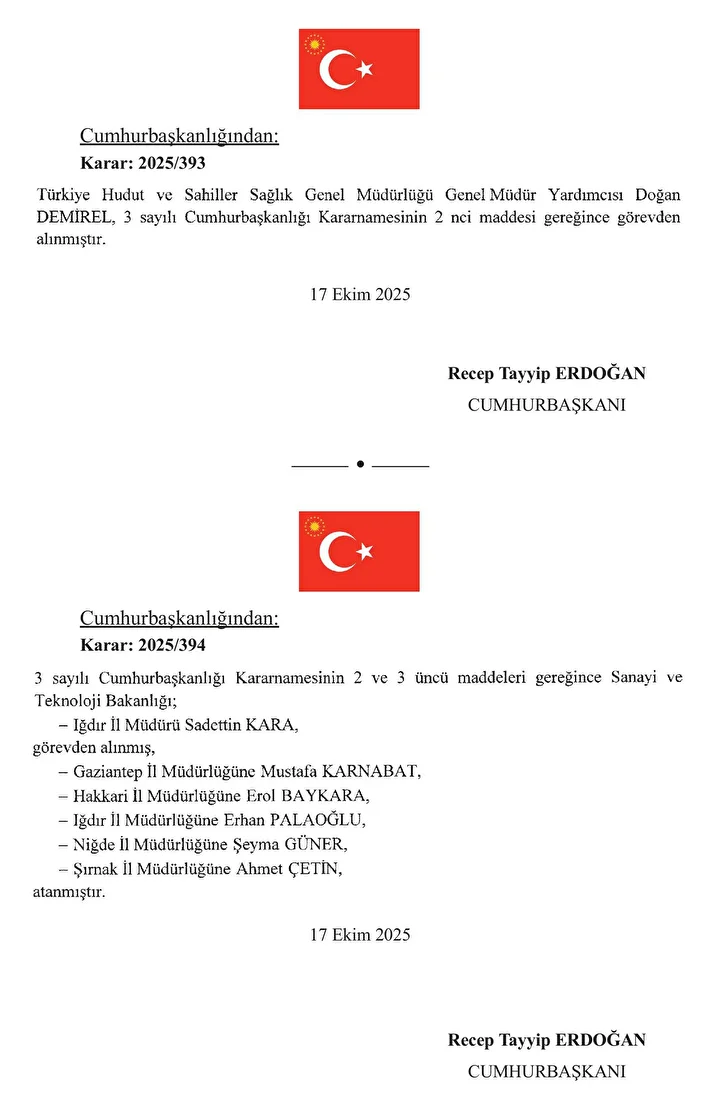 atama kararlari resmi gazetede yayimlandi basin ilan kurumu genel mudurlugunde bayrak degisimi 4