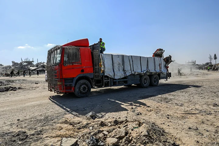 ateskes mutabakati kapsaminda gazzeye yardim tirlarinin girisi suruyor 14 GULCb6Zz