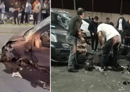 batmanda hafif ticari arac motosiklet ve elektrikli bisiklet carpisti alti kisi yaralandi E9nvd3eS.webp