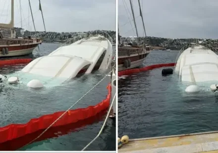 Bodrum’da iskeleye demirli lüks yat su alıp battı bodrumda iskeleye demirli luks yat su alip batti p4PQBKi3.webp