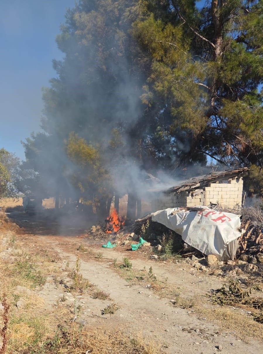 Bucak'ta odunlukta çıkan yangın korkuttu 1 bucakta odunlukta cikan yangin korkuttu 0 RLILvsYG