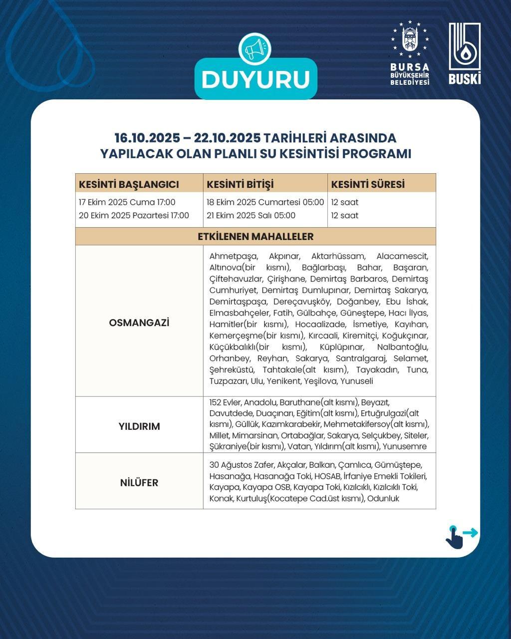 Bursa'da su kesintileri 6 gün daha uzatıldı 3 bursada su kesintileri 6 gun daha uzatildi 2 dnpvVDcu