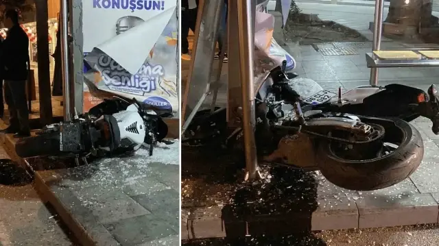 corumda arabayla carpisan motosiklet otobus duragina daldi bir kisi yaralandi EQaNpkFC.webp