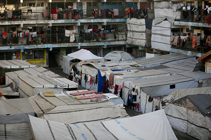 deyr belahtaki unrwa okullarina siginan filistinliler sikinti kosullar altinda omurlerini surduruyorlar 11