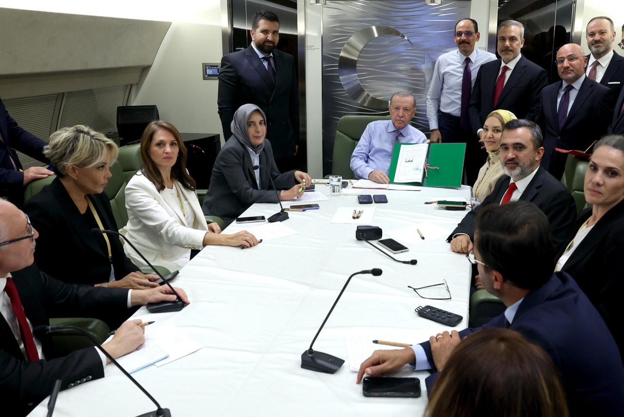 erdogandan kiymetli aciklamalar trump ile ayakustu sohbette dikkat ceken ayrinti 0