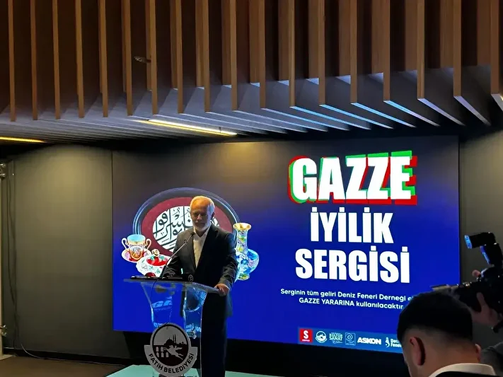 Fatih'te 'Gazze Uygunluk Sergisi' açıldı: Sanat düzgünlüğe dönüştü umut Gazze'ye ulaştı 1 fatihte gazze uygunluk sergisi acildi sanat duzgunluge donustu umut gazzeye ulasti 0 rjJrD4D9