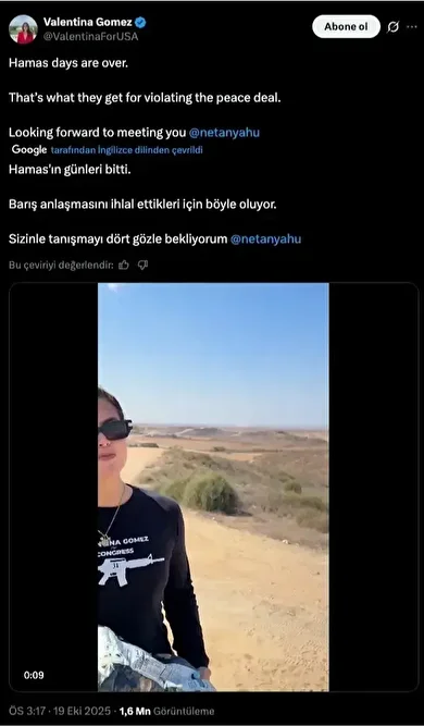 gazze bombalanirken patlamis misir yedi abdli siyasetci valentina gomezden insanlik disi paylasim 0 h9qNt3hM