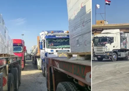 gazze seridine insani yardim tasiyan yeni tir konvoyu gazzeye giris yapti cXK4Rr4w.webp