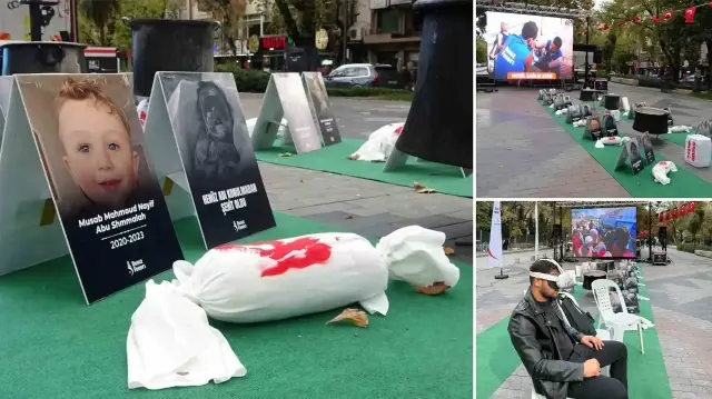 ‘Gazze’ye Açılan Kapı Küçükkefenler Standı’nda Gazze’nin dramı gözler önüne serildi gazzeye acilan kapi kucukkefenler standinda gazzenin drami gozler onune serildi bSDLymsd.webp