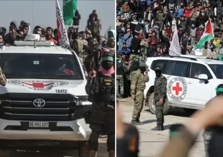 hamas gazzedeki israilli esirleri kizilhac heyetine teslim etmeye basladi 53u2LsL3.webp