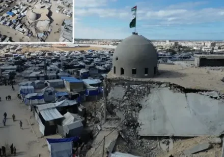 Han Yunus’ta El-Albani Camii yıkımı havadan görüntülendi han yunusta el albani camii yikimi havadan goruntulendi nqwwBsc3.webp
