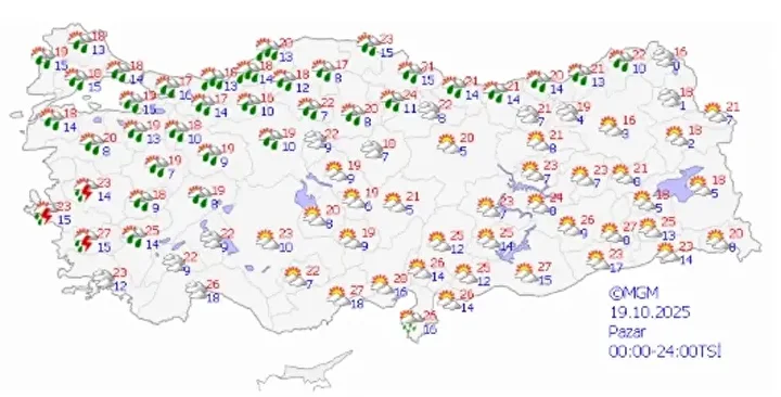 harita kirmiziya dondu meteorolojiden bircok vilayet icin kuvvetli saganak uyarisi 4 Dkds5LqJ