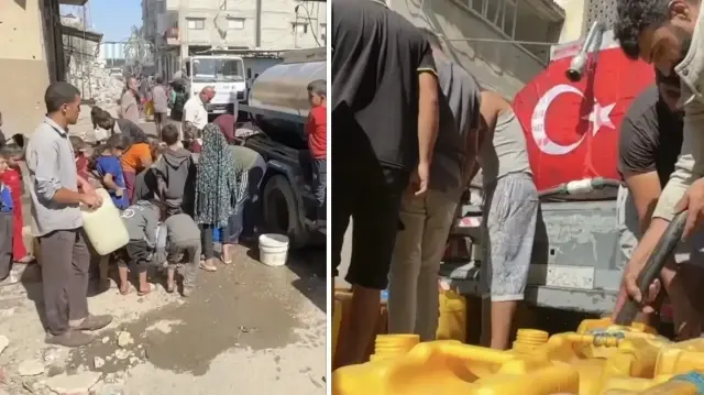 ihh su krizinin yasadigi gazzede tankerlerle su dagitti dz2ISJHA.webp