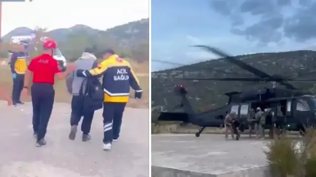 inceleme icin ciktiklari dagda kaybolan 2 muhendis bulunup askeri helikopterle kurtarildi 5mHrPuHF.webp