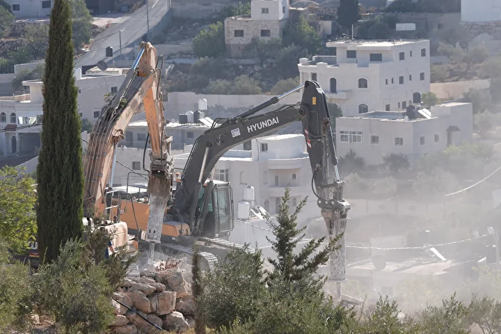 israil ordusu isgal altindaki bati seriada filistinlilere iliskin bir konutu yikti 1 JBcs7TBZ