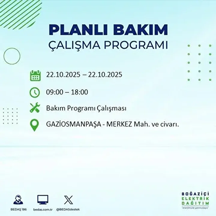 istanbulda 23 ilcede elektrik kesintisi bedas duyurdu 10 saati bulacak 4 TGapmXGH