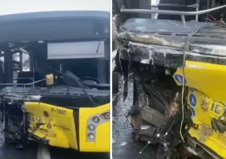 İstanbul’da alkollü İETT sürücüsü bariyerlere saplandı: İki kişinin yaralandığı kazada faciadan dönüldü istanbulda alkollu iett surucusu bariyerlere saplandi iki kisinin yaralandigi kazada faciadan donuldu YG54F2tc.webp